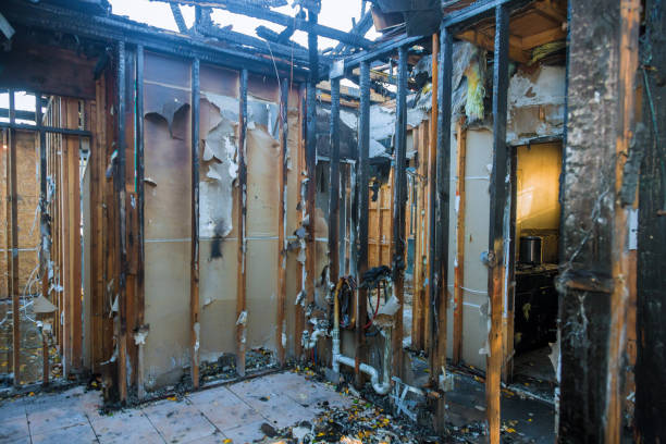 Professional Soot Cleanup technician working in Lexington, OH
